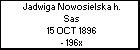 Jadwiga Nowosielska h. Sas