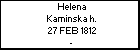 Helena Kaminska h.