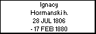 Ignacy Hormanski h.