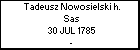 Tadeusz Nowosielski h. Sas