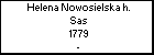 Helena Nowosielska h. Sas
