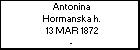 Antonina Hormanska h.