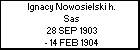 Ignacy Nowosielski h. Sas