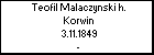 Teofil Malaczynski h. Korwin