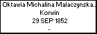 Oktawia Michalina Malaczynska h. Korwin