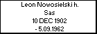 Leon Nowosielski h. Sas