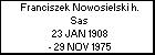 Franciszek Nowosielski h. Sas