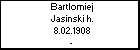 Bartlomiej Jasinski h.
