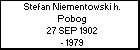 Stefan Niementowski h. Pobog