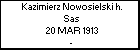 Kazimierz Nowosielski h. Sas