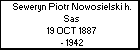 Seweryn Piotr Nowosielski h. Sas