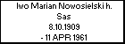 Iwo Marian Nowosielski h. Sas