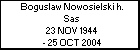 Boguslaw Nowosielski h. Sas