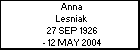 Anna Lesniak