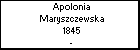 Apolonia Maryszczewska