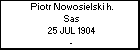 Piotr Nowosielski h. Sas