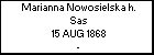 Marianna Nowosielska h. Sas