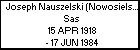 Joseph Nauszelski (Nowosielski) h. Sas