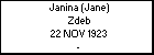 Janina (Jane) Zdeb