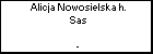 Alicja Nowosielska h. Sas