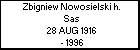 Zbigniew Nowosielski h. Sas