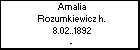 Amalia Rozumkiewicz h.