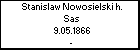 Stanislaw Nowosielski h. Sas