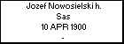Jozef Nowosielski h. Sas