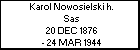 Karol Nowosielski h. Sas