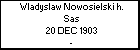 Wladyslaw Nowosielski h. Sas