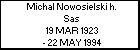 Michal Nowosielski h. Sas