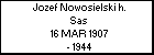 Jozef Nowosielski h. Sas