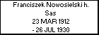 Franciszek Nowosielski h. Sas