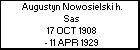 Augustyn Nowosielski h. Sas