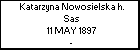 Katarzyna Nowosielska h. Sas