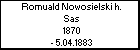 Romuald Nowosielski h. Sas