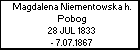 Magdalena Niementowska h. Pobog