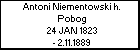 Antoni Niementowski h. Pobog