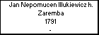 Jan Nepomucen Illukiewicz h. Zaremba