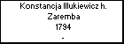 Konstancja Illukiewicz h. Zaremba
