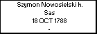 Szymon Nowosielski h. Sas