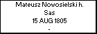 Mateusz Nowosielski h. Sas