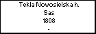 Tekla Nowosielska h. Sas