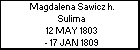 Magdalena Sawicz h. Sulima