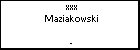 xxx Maziakowski