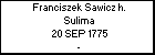Franciszek Sawicz h. Sulima