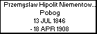 Przemyslaw Hipolit Niementowski h. Pobog