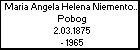 Maria Angela Helena Niementowska h. Pobog