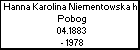 Hanna Karolina Niementowska h. Pobog