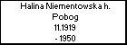 Halina Niementowska h. Pobog
